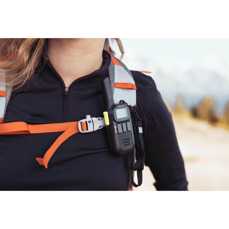 Bluză cu lână merinos, guler înalt cu fermoar Trekking MT500 Negru Damă