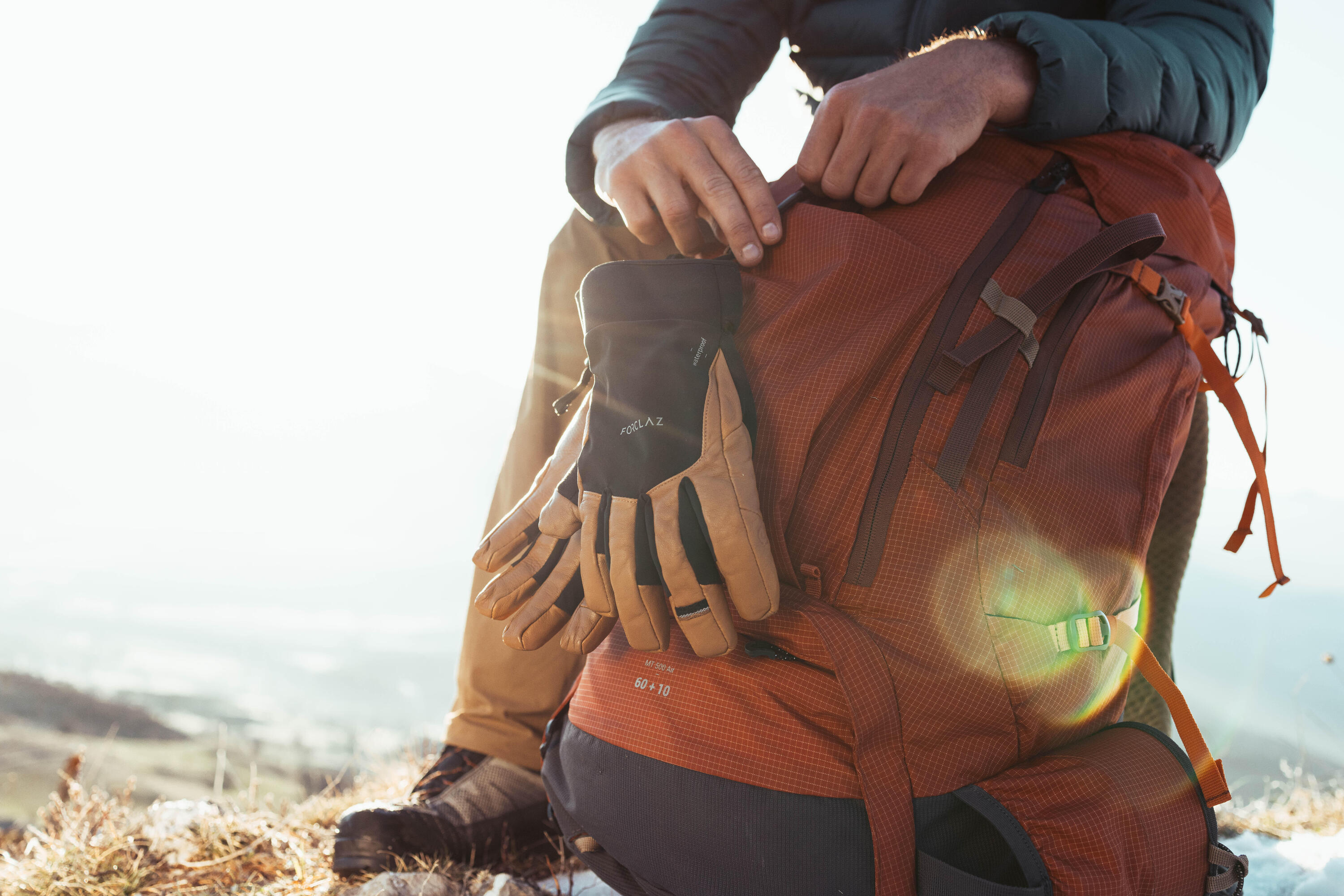 Zaino trekking uomo MT500 AIR 60+10L  29/35