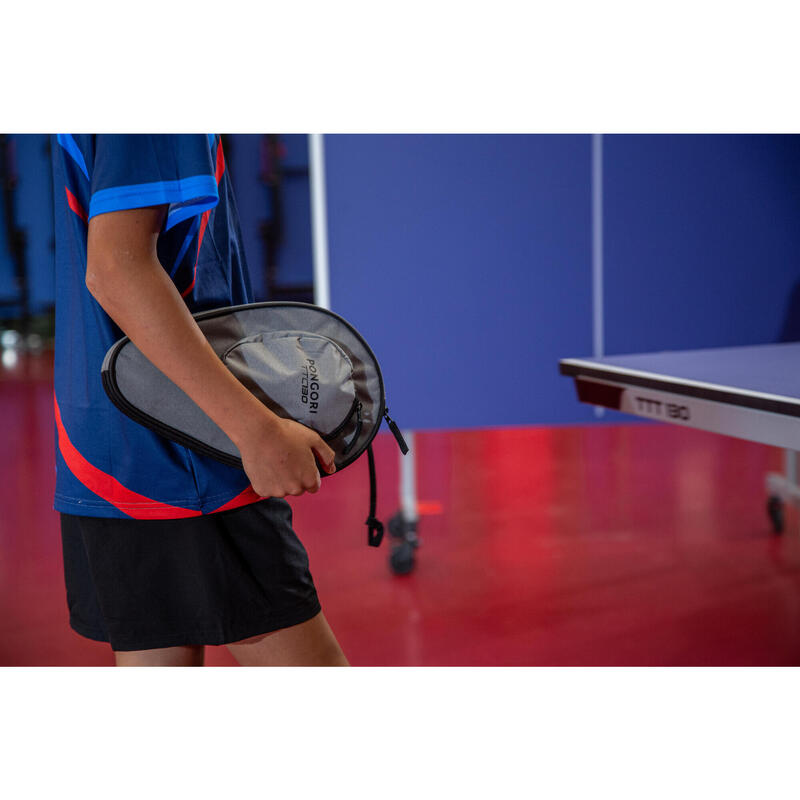 Table Tennis Bat Cover TTC 130 - Grey