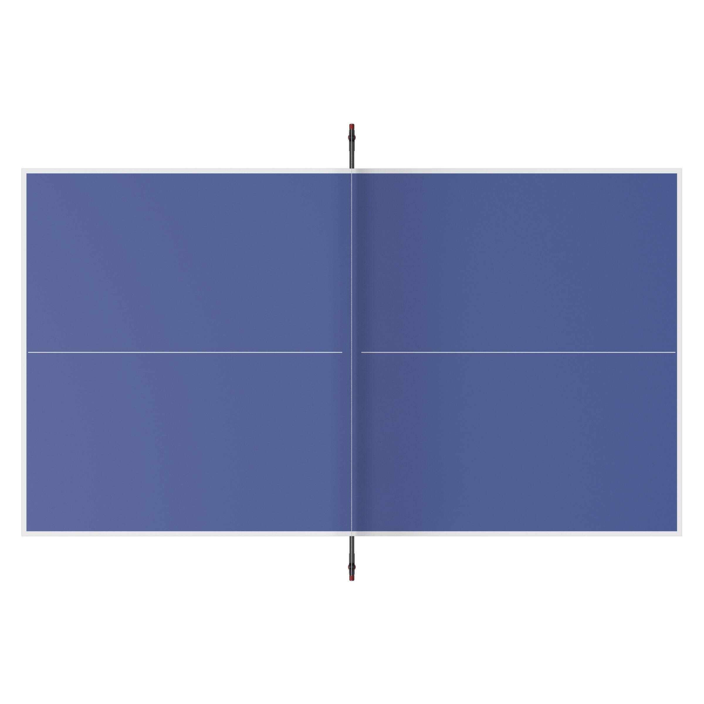 Compact Indoor Table Tennis Table with Innovative Net TTT 130.2 - Blue -  3