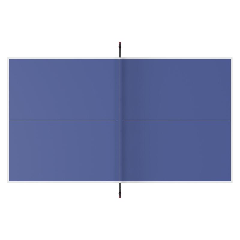 Table de tennis de table intérieure compacte avec filet innovant, TTT 130.2 Bleu