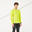 Pánské běžecké tričko s dlouhým rukávem Kiprun Skincare žluté 