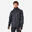 Laufjacke wasserabweisend winddicht Winter Kiprun Warm Regul Herren schwarz/grau