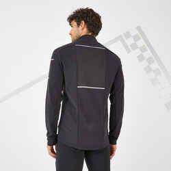 MEN'S WARM WINTER RUNNING JACKET - KIPRUN WARM BLACK