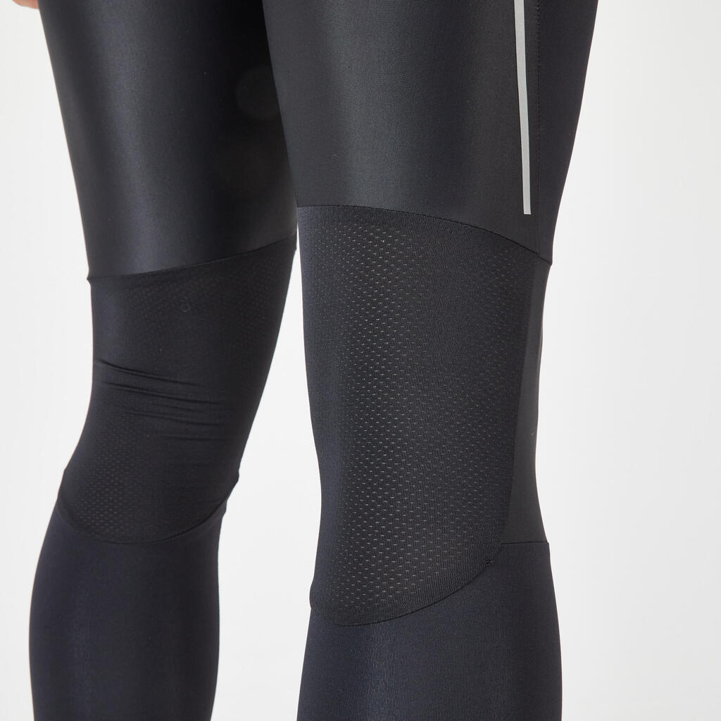 MEN'S COMPRESSION RUNNING TIGHTS - BLACK