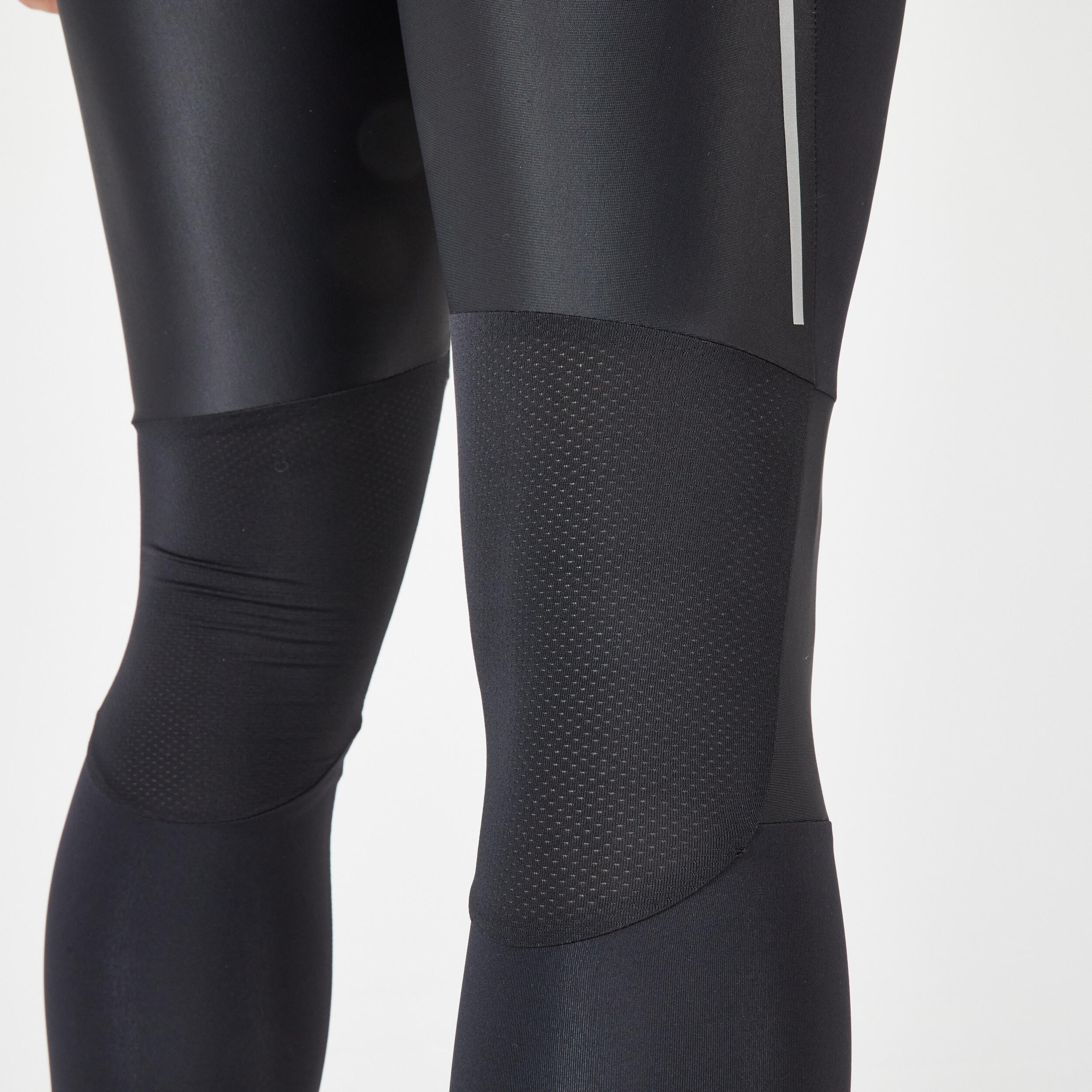 MEN'S COMPRESSION RUNNING TIGHTS - BLACK 4/11