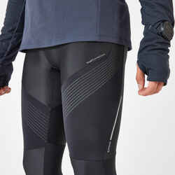 MEN'S COMPRESSION RUNNING TIGHTS - BLACK