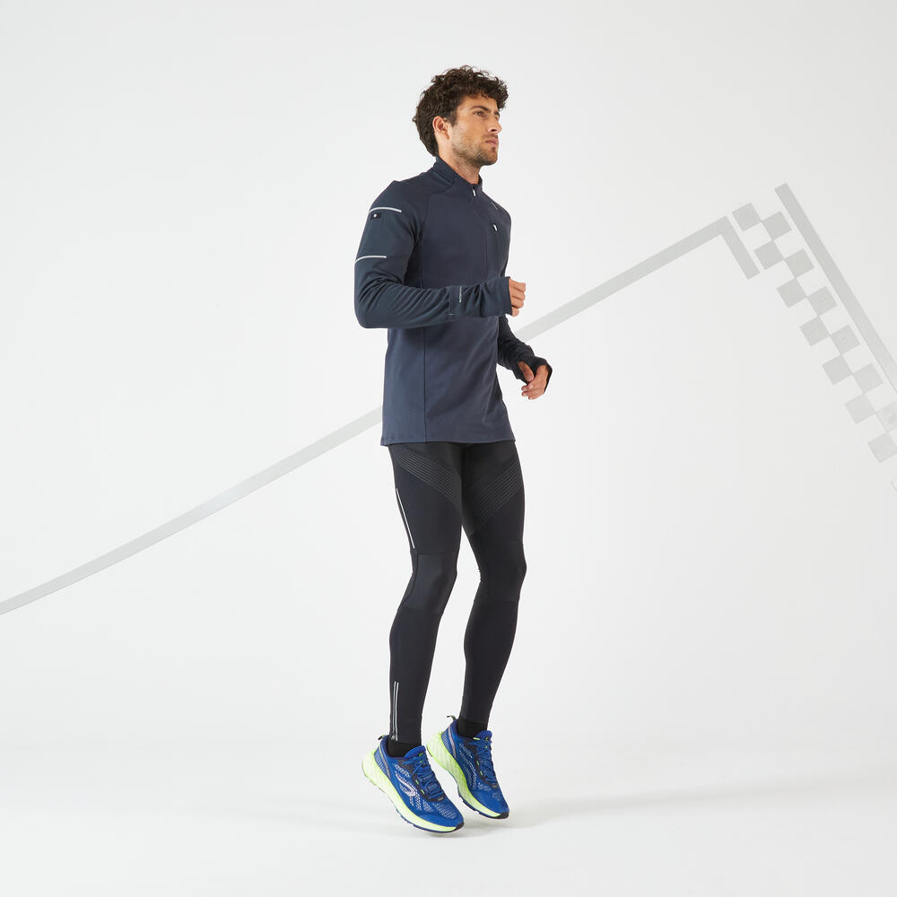 Men Sport Leggings And Tights - Kiprun Mens Running Tight Shorts