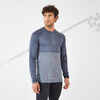 CARE MEN'S BREATHABLE LONG-SLEEVED RUNNING T-SHIRT - GREY LIMITED EDITION