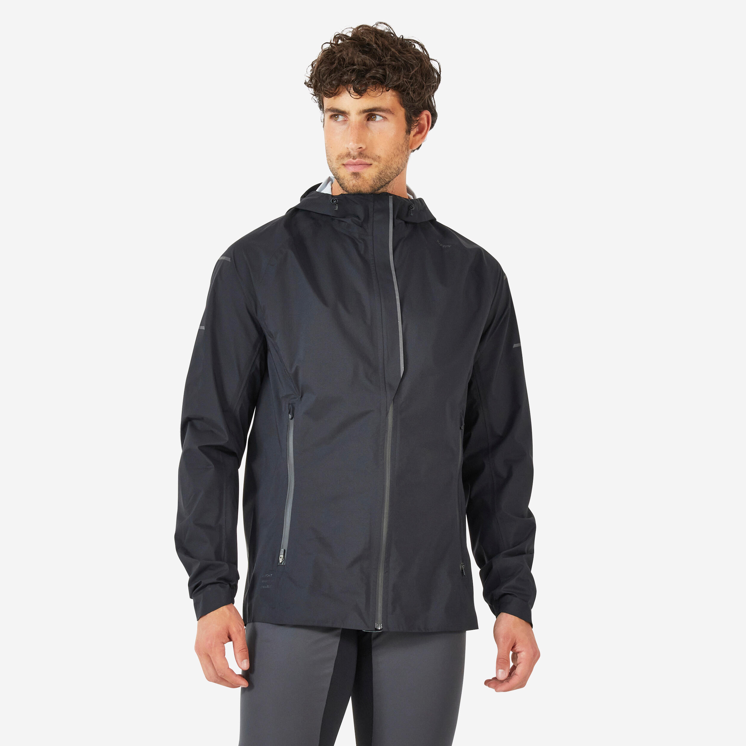 Image of Men’s Waterproof Rain Jacket - Rain+ Black