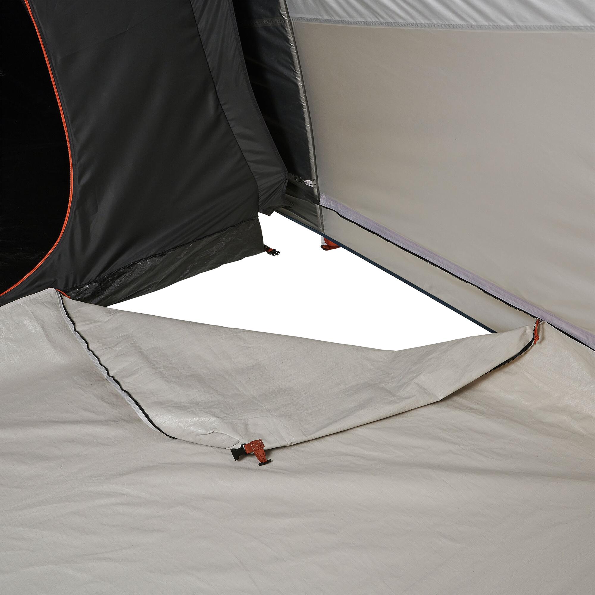 Inflatable 4-person camping tent, Air Seconds 4.1 Fresh & Black