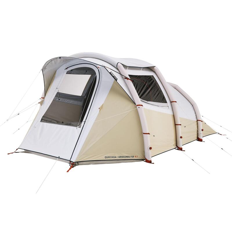 Tente gonflable de camping - Air Seconds 4.2 F&B - 4 Personnes - 2 Chambres  pour les clubs et collectivités