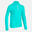 MAILLOT MANCHES LONGUES RUNNING ENFANT 1/2 ZIP CHAUD - KIPRUN WARM TURQUOISE