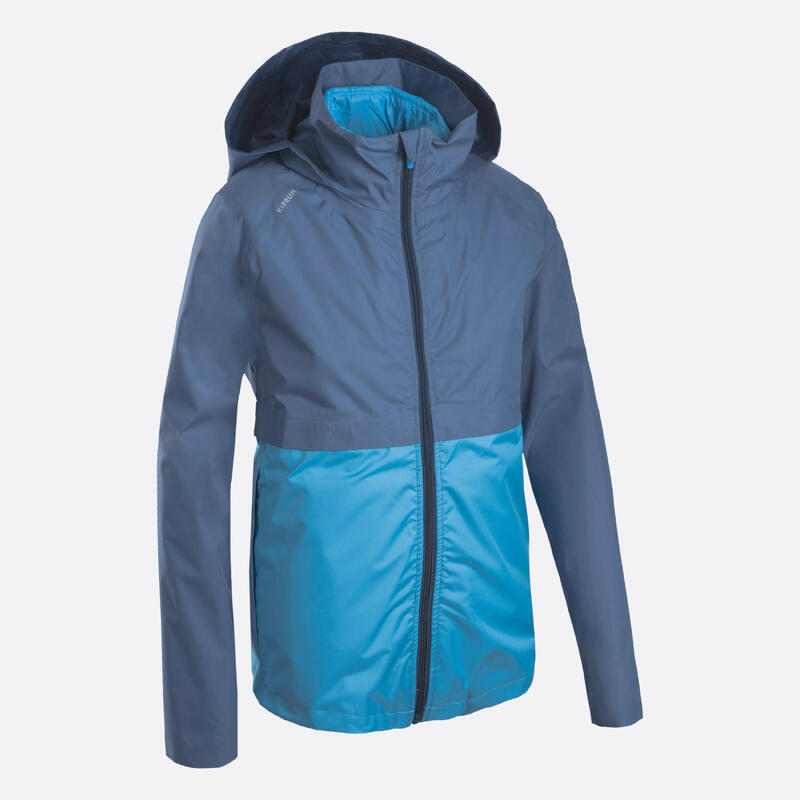 KIDS' WATERPROOF RUNNING JACKET WITH DETACHABLE LAYER KIPRUN 3 IN 1