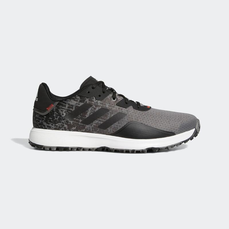 Chaussures de golf imperméables pour homme S2G noire et grise