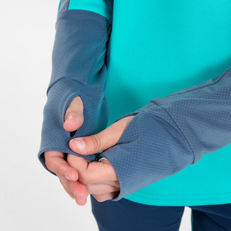 T-shirt Manches Longues Pour Fille - Haut Basique Col Rond Automne - Tailles 5 à 14 Ans - Style Décontracté