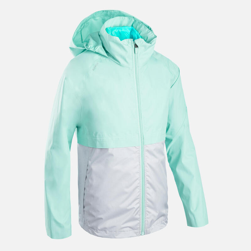 KIDS' WATERPROOF RUNNING JACKET WITH DETACHABLE LAYER KIPRUN 3 IN 1