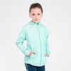 Kids' Windproof KIPRUN WIND Ultra-Light Running Jacket - green