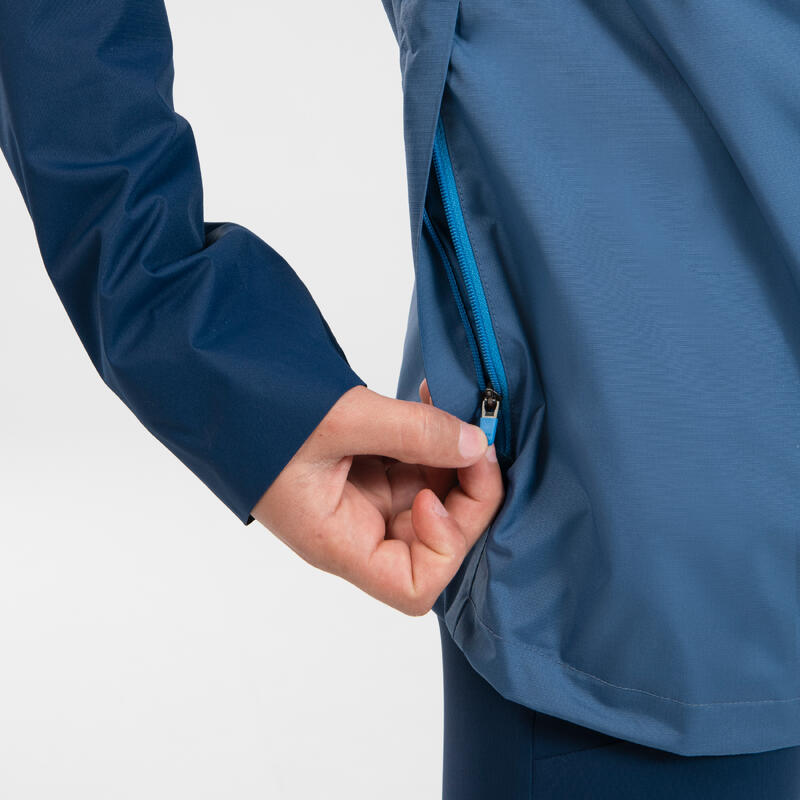 KIDS' WATERPROOF RUNNING JACKET WITH DETACHABLE LAYER KIPRUN 3 IN 1