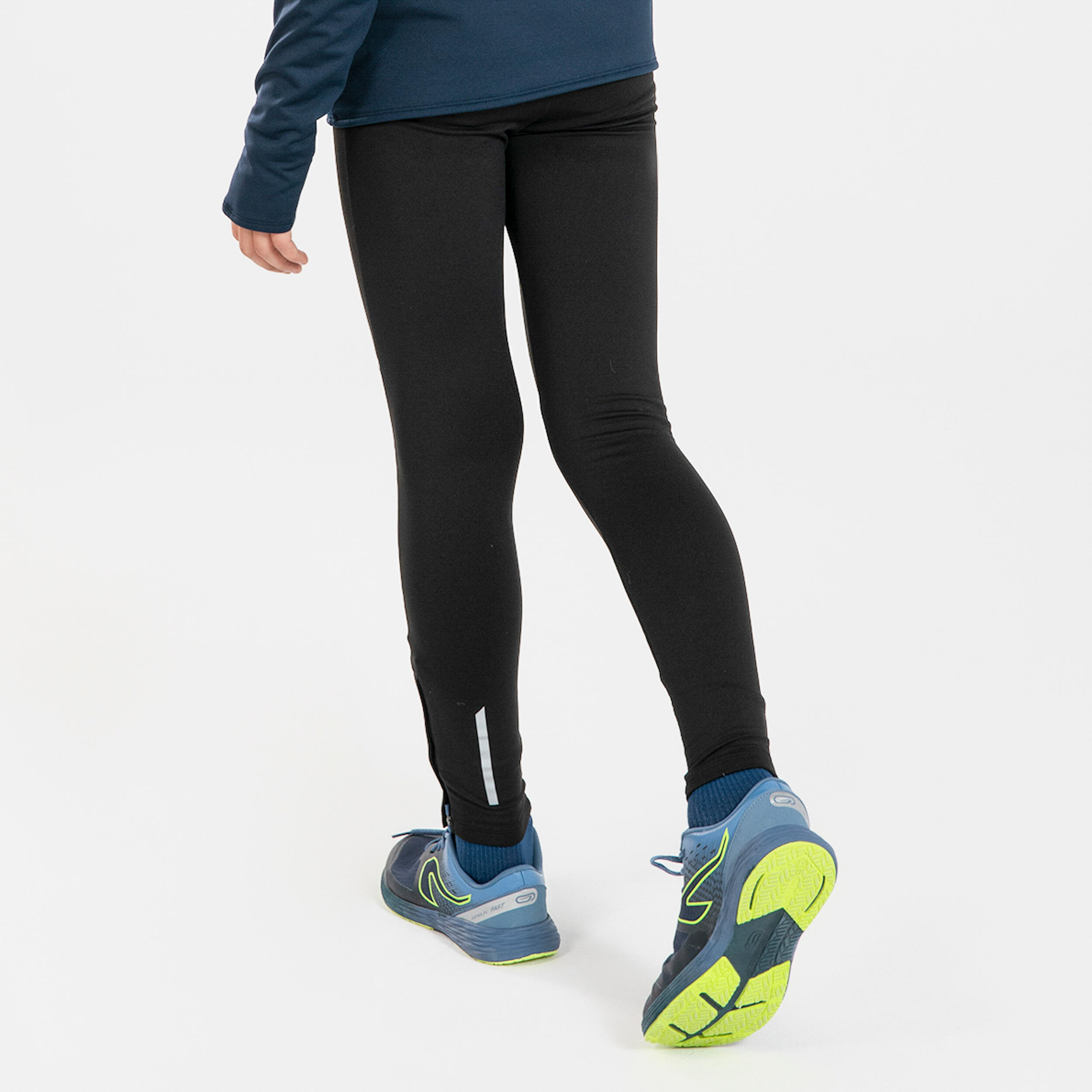 KIDS' WARM RUNNING TIGHTS - KIPRUN 