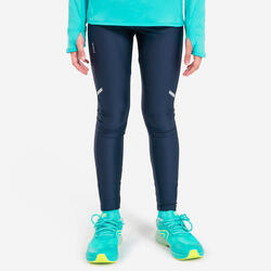 COLLANT DE RUNNING RESPIRANT ENFANT - KIPRUN DRY BLEU MARINE