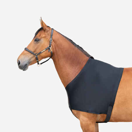 Pokrivač za ramena za konja i ponija crni
