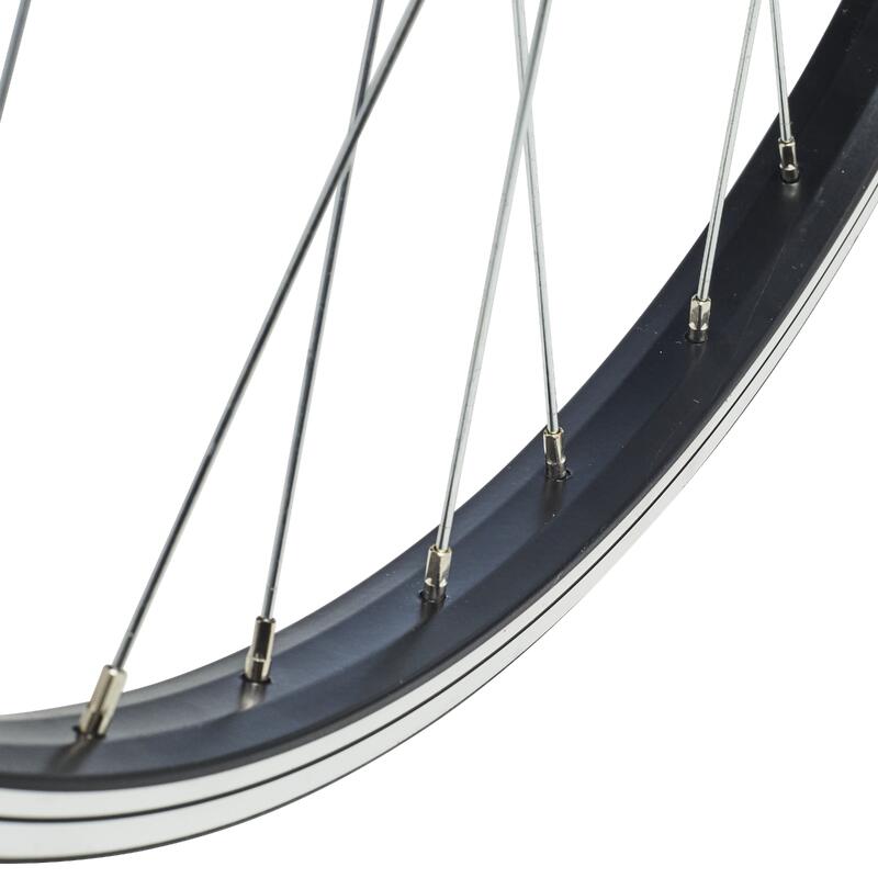 ROUE VTC 28" /AVANT/ DYNAMO /SIMPLE PAROI /V-BRAKE / VIS/ NOIRE