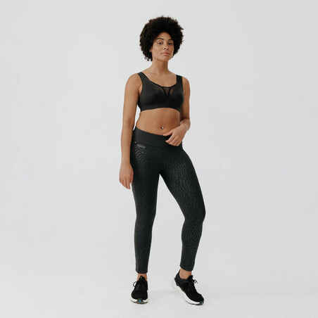 Women's Running Warm Long Leggings Warm+ - black