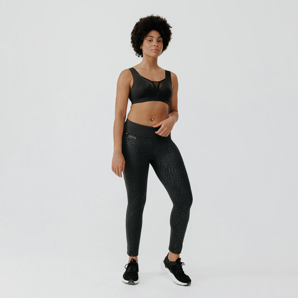 Legginsy do biegania damskie Kalenji Warm+ ocieplane.