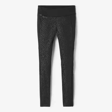 Women's Running Warm Long Leggings Warm+ - black