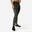 Legging running long chaud Femme - Warm+ kaki avec motifs