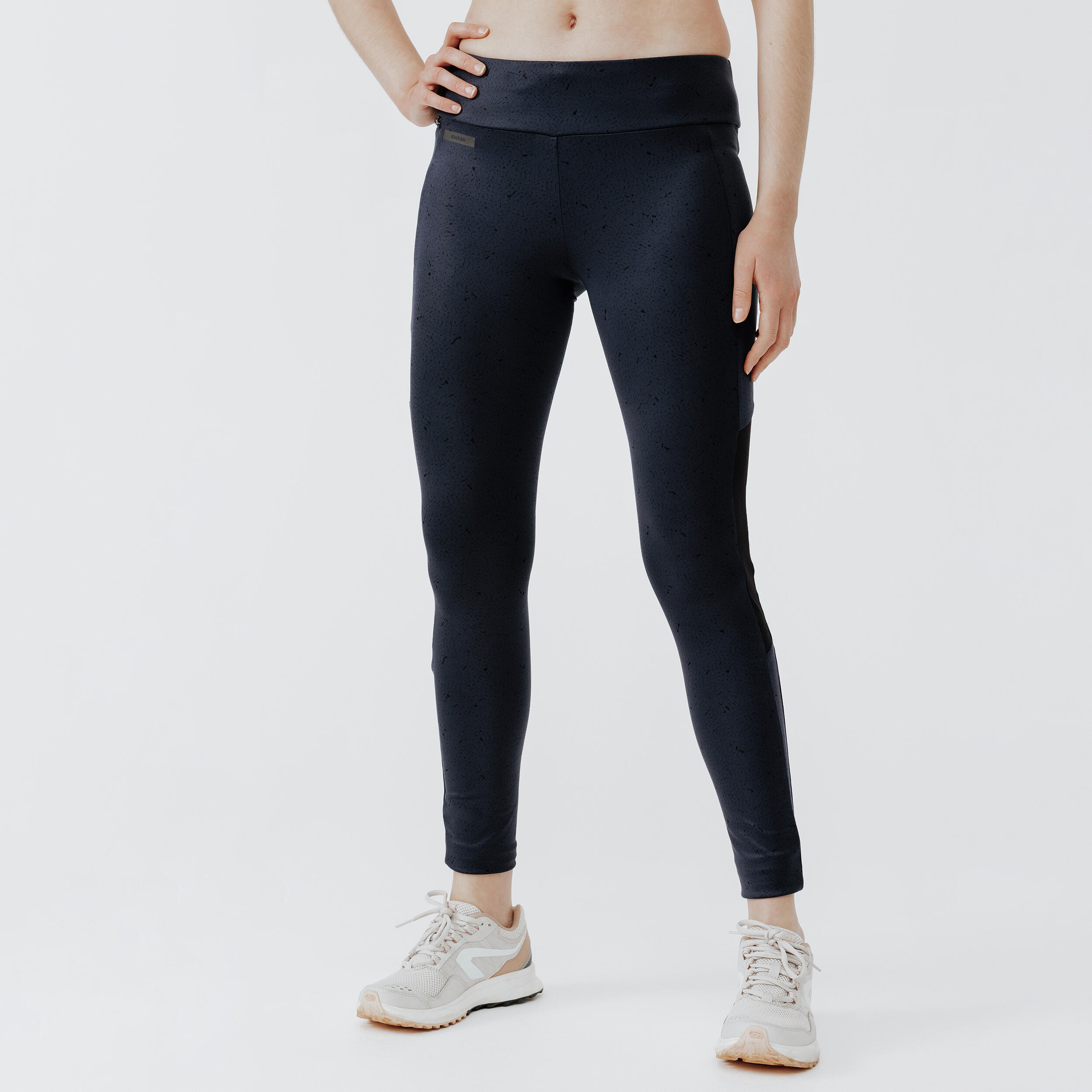 Women's Running Warm Long Leggings Warm+ - dark grey