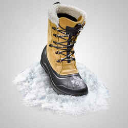Leather Warm Waterproof Snow Boots  - SH900 lace-up - Men’s