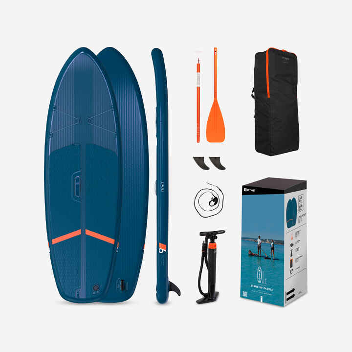 Set SUP 100 M (Board, Pumpe, Paddel) Stand Up Paddel aufblasbar Touring