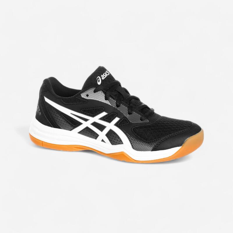 Chaussure de Badminton et Sports INDOOR Upcourt 5 GS Noire junior.