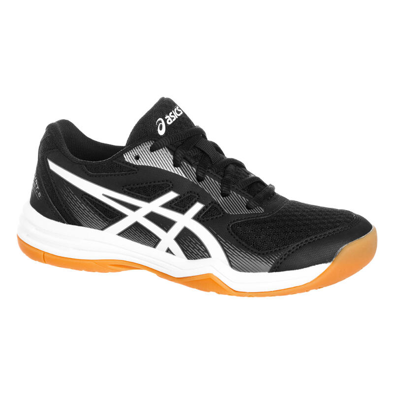 Chaussure de Badminton et Sports INDOOR Upcourt 5 GS Noire junior.