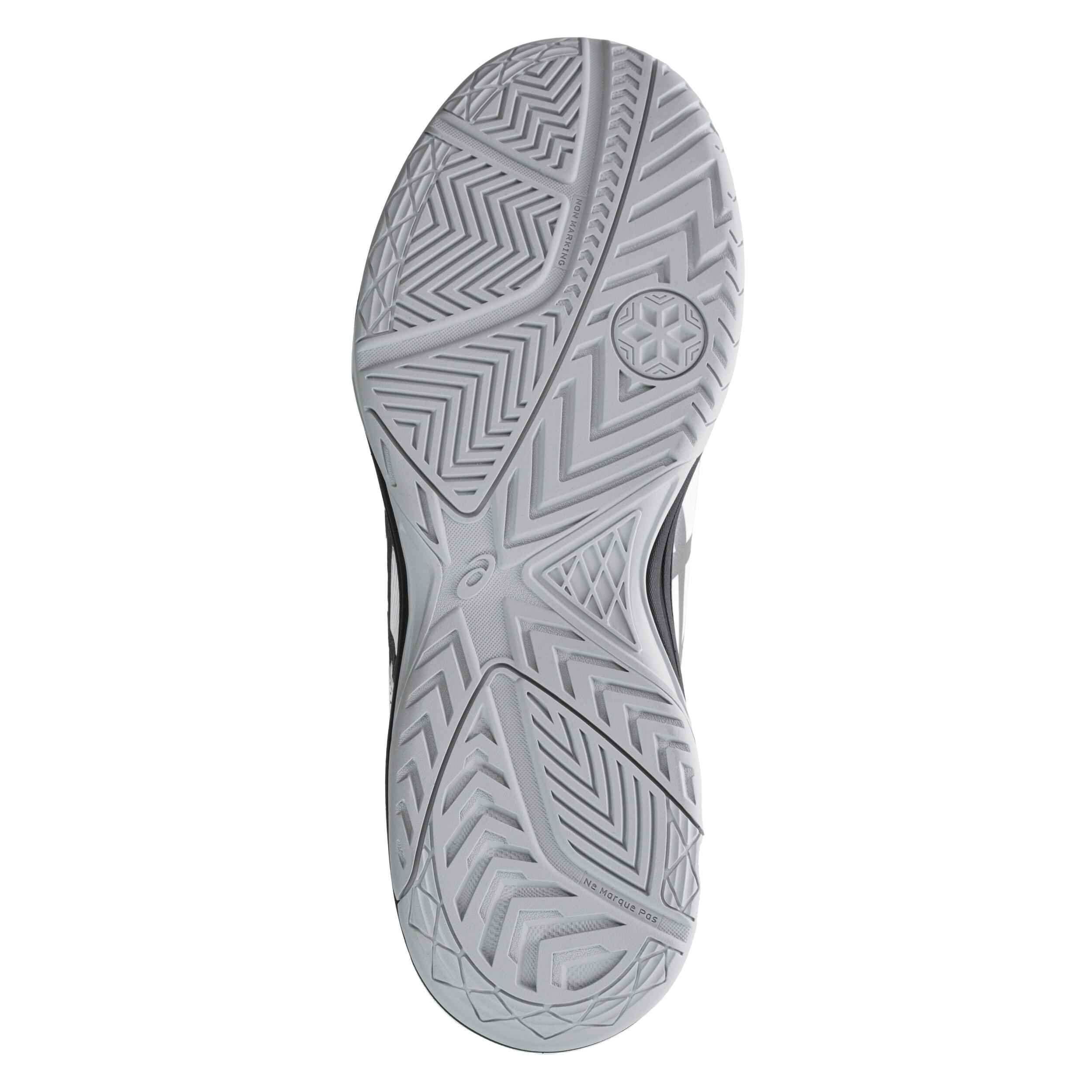 Men's Badminton And Indoor Sports Shoes Upcourt 5 - White/Metal 6/7