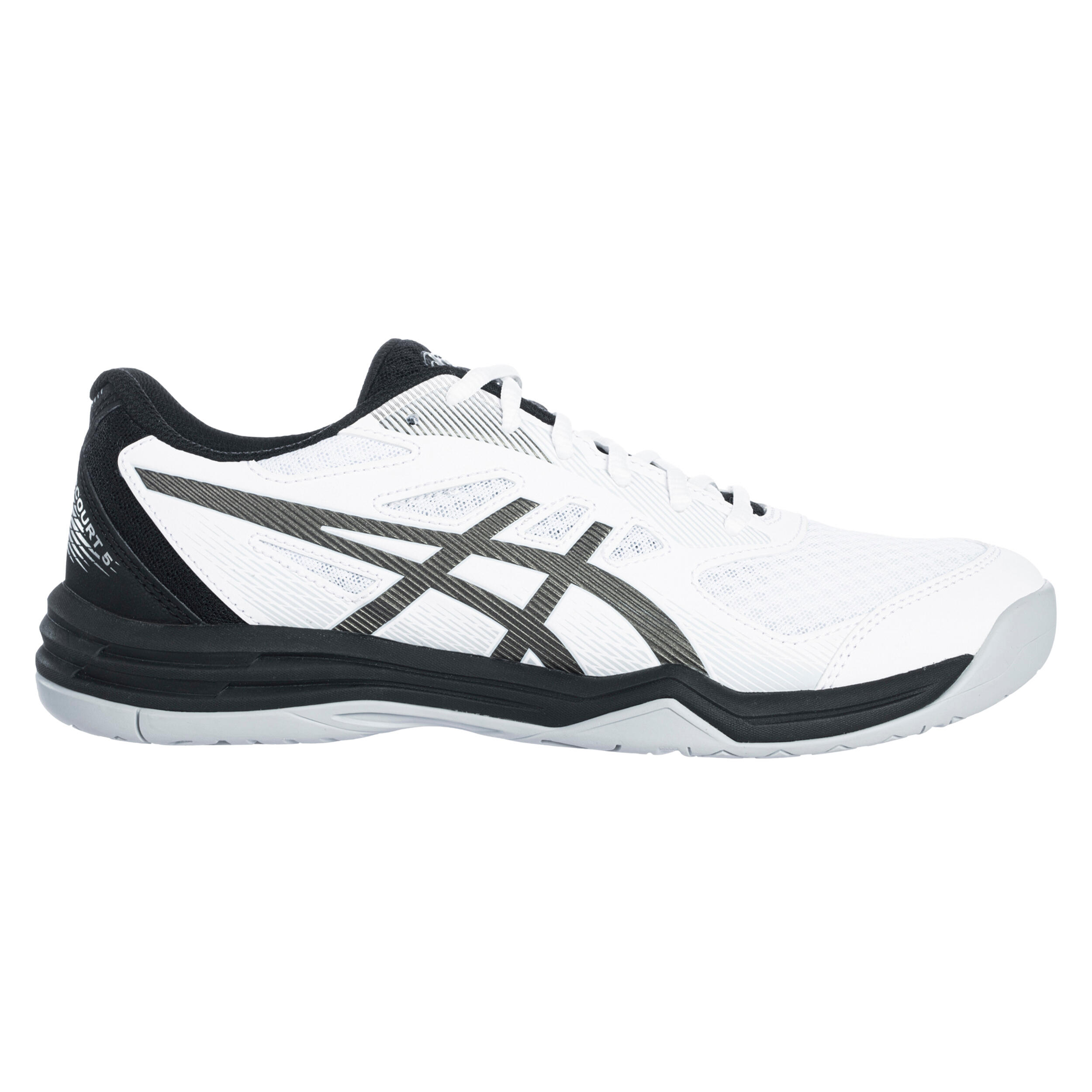 Men's Badminton And Indoor Sports Shoes Upcourt 5 - White/Metal 3/7