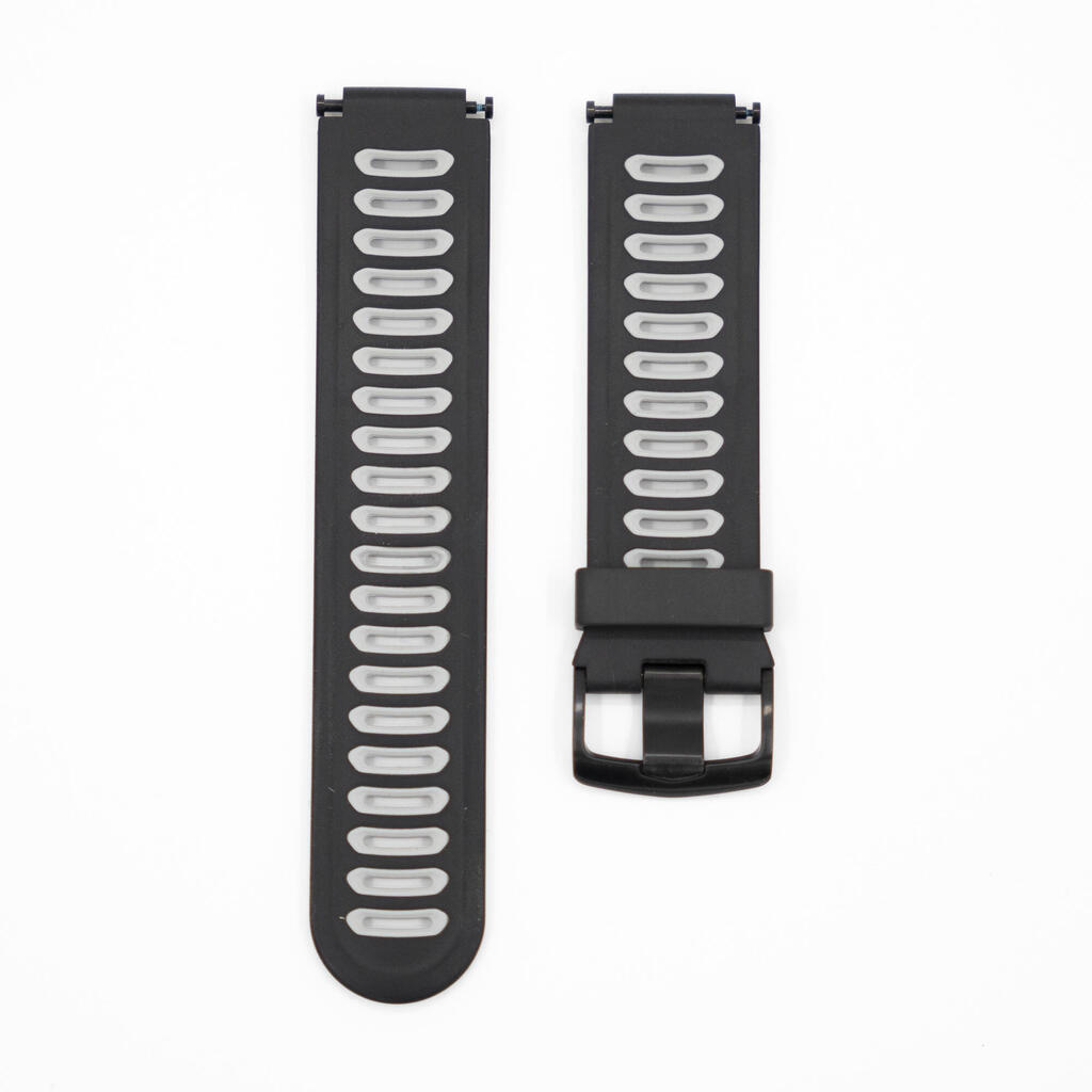 KIPRUN GPS 500 BY COROS watch strap BLACK GREY 