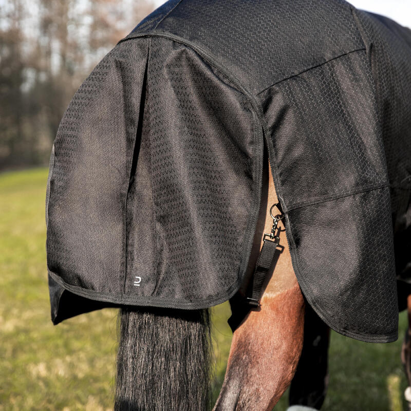 Couverture équitation imperméable 1000 d cheval et poney - ALLWEATHER 200 g