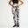 Sportleggings Damen mit hohem Taillenbund - bedruckt