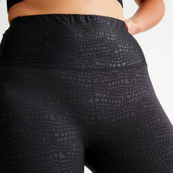 High-Waisted Cropped Shaping Fitness Leggings