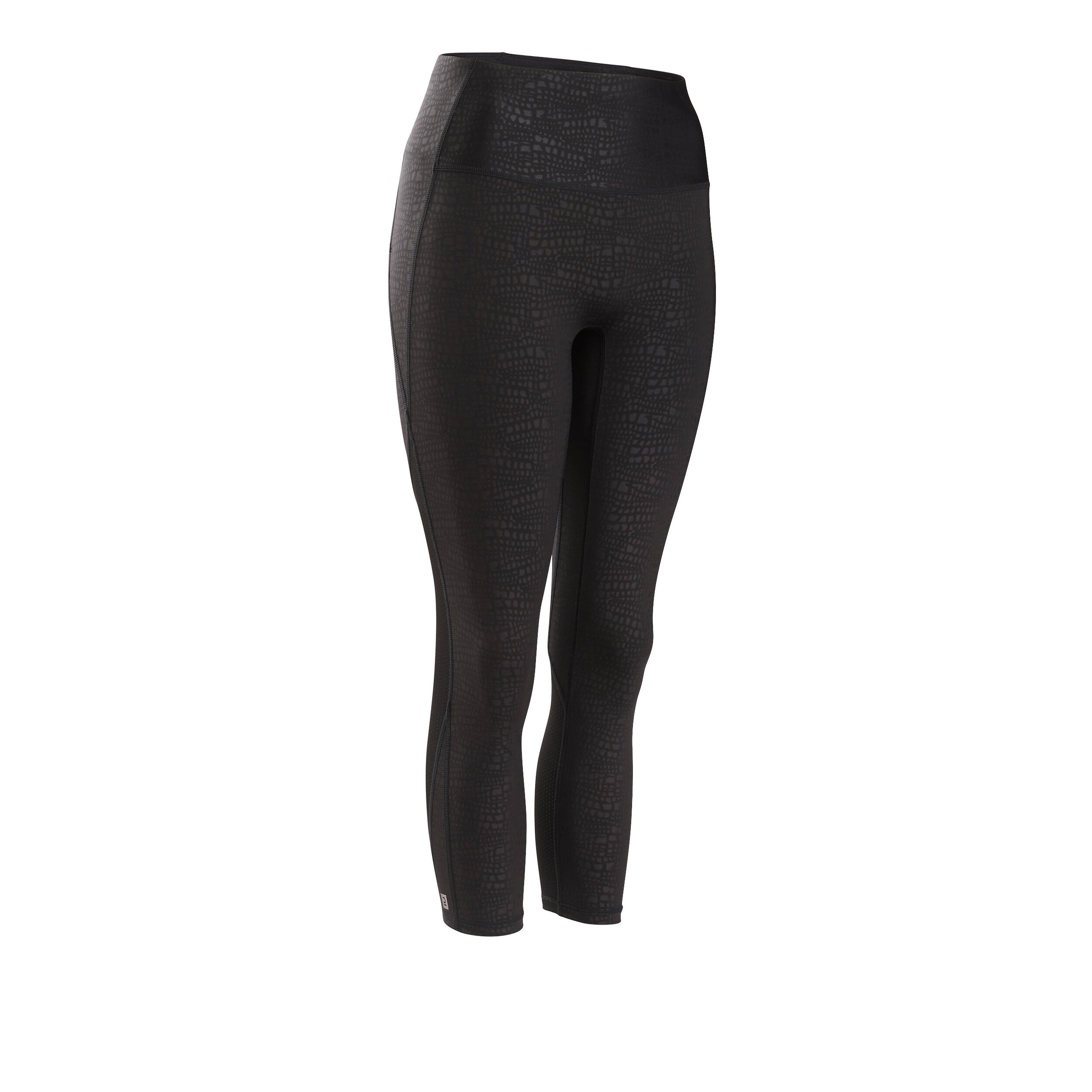 Women’s 7/8 High-Waisted Leggings – FLE 500 - DOMYOS