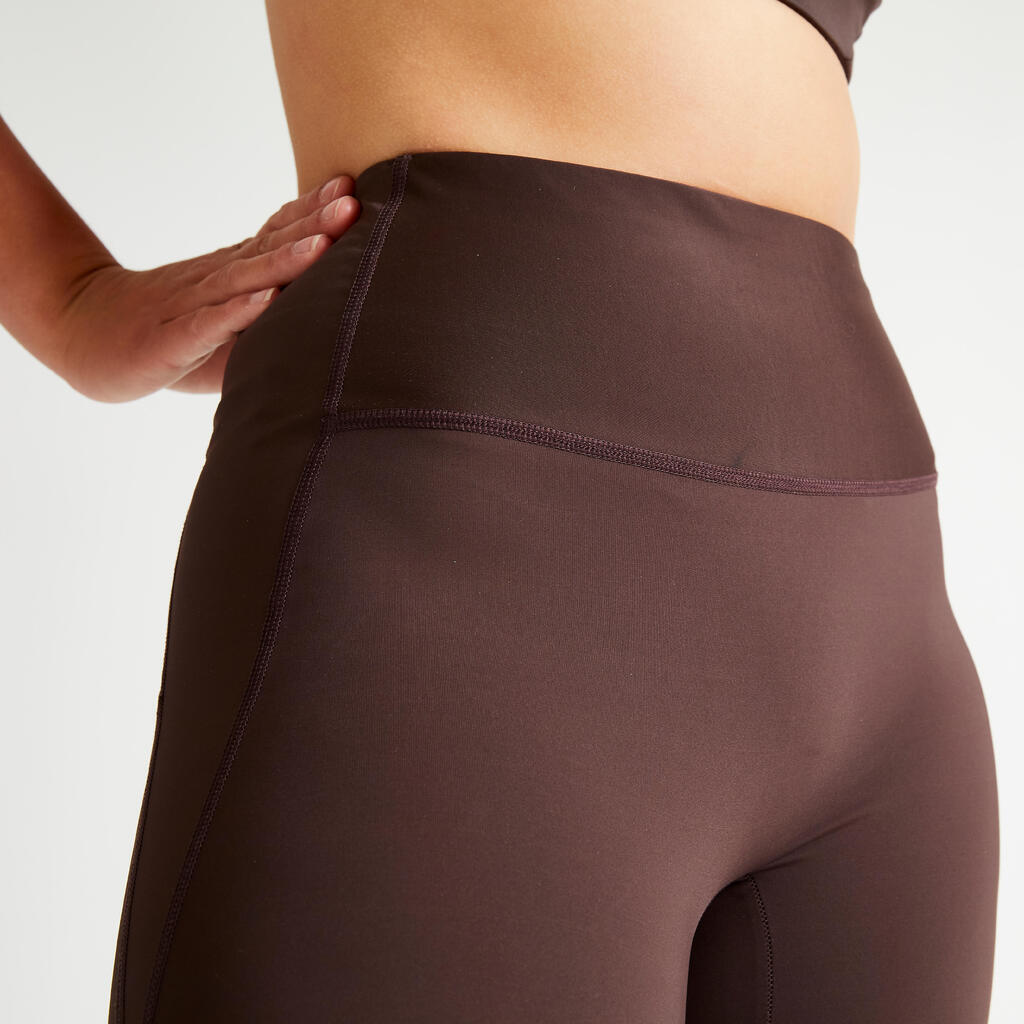 Leggings Damen hoher Taillenbund - FTI500A grün