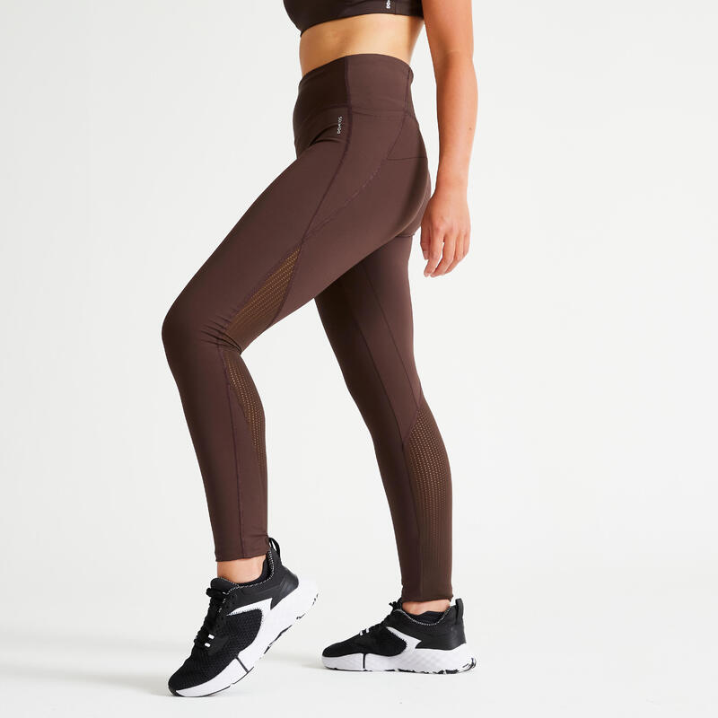diagonal Sollozos fibra Comprar Leggings y Mallas Fitness Gym Mujer Online | Decathlon