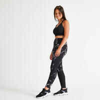 Mallas Leggings fitness efecto vientre plano talle alto moldeadores Mujer negro