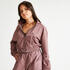 Women Cardio Fitness Hoodie - Brown
