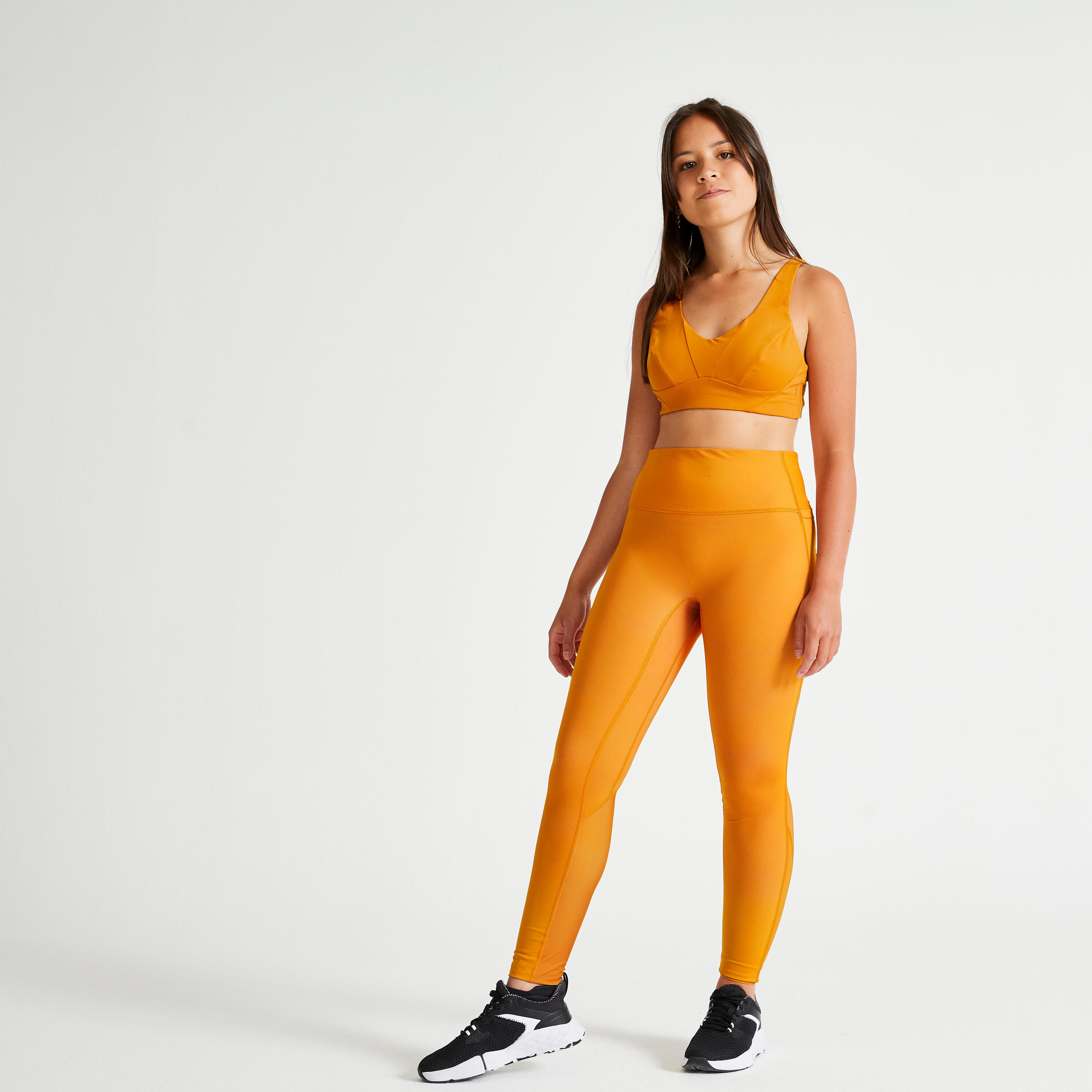 Legginsy fitness damskie Domyos 3/7