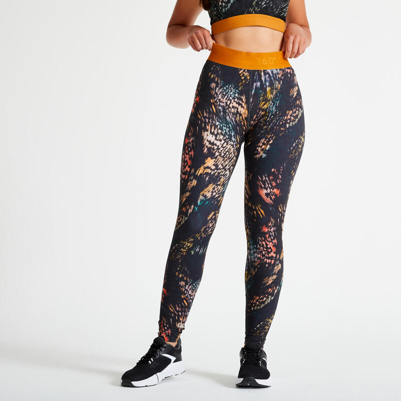 diagonal Sollozos fibra Comprar Leggings y Mallas Fitness Gym Mujer Online | Decathlon