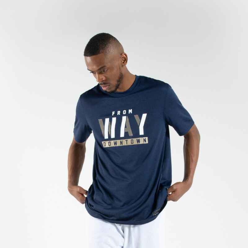 Men's Basketball T-Shirt / Jersey TS500 Fast - Dark Blue Downtown